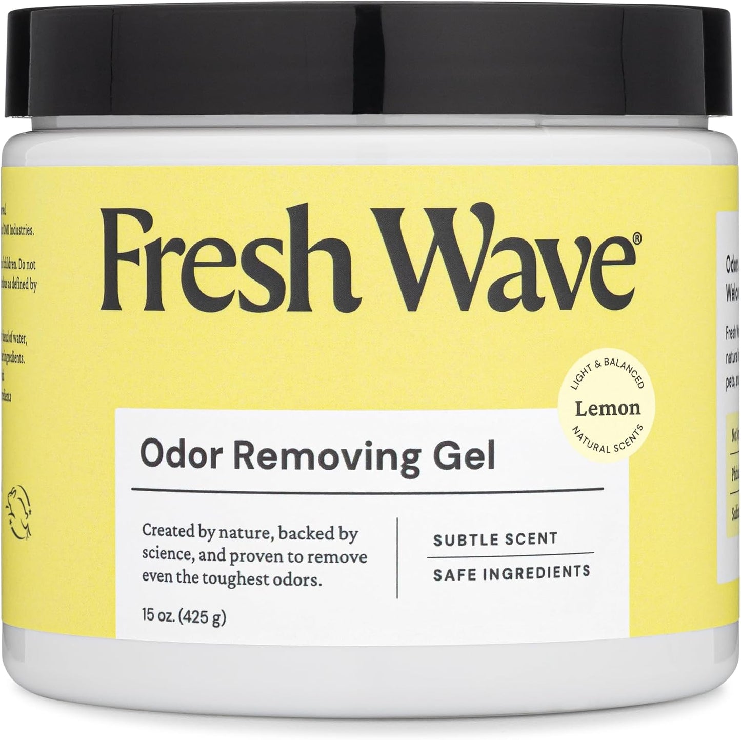 Fresh Wave Odor Removing Gel, 7 oz., Pack of 3 - Odor Absorbers for Home, Safer Odor Relief, Natural Plant-Based Odor Eliminator, Every 7 oz. lasts 15-30 Days, For Cooking, Trash & Pets