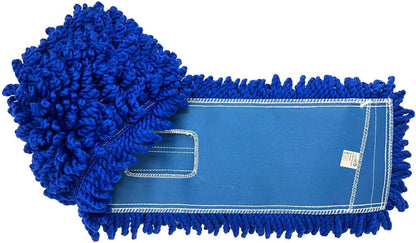 Kleen Handler 24 inch Microfiber Dust Mop | Medium Washable Commercial Mop Head Replacement, Pack of 3