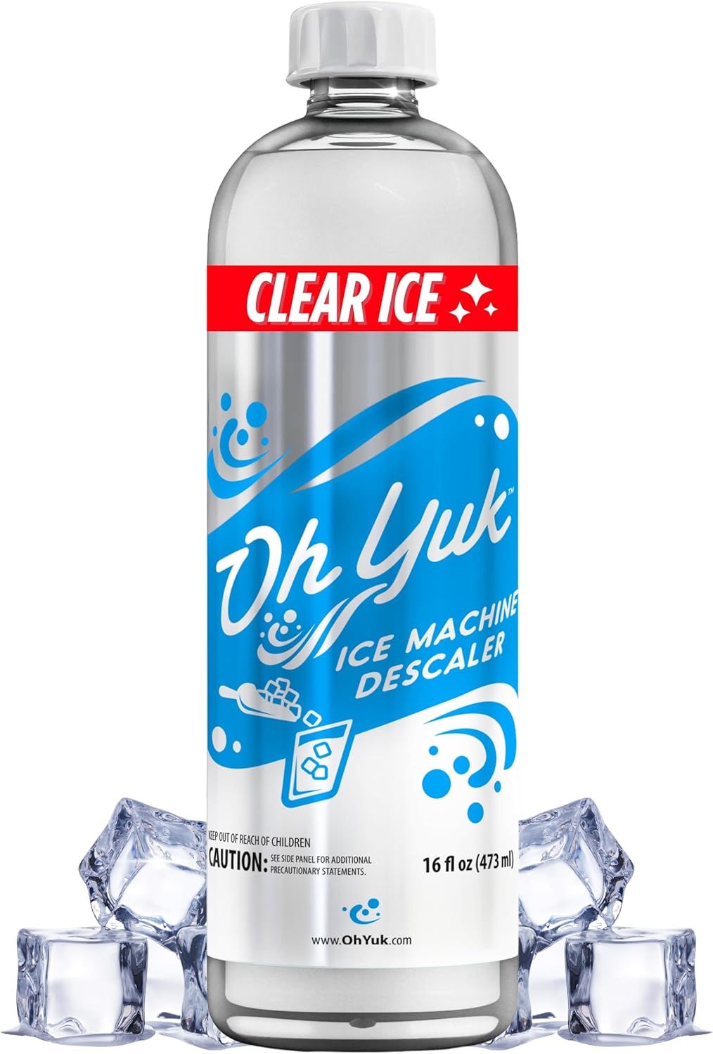 Oh Yuk Dishwasher Cleaner, Descaler, And Deodorizer – Removes Grease, Odors, And Buildup – Natural Orange Scent – Septic Safe Formula For A Fresh Dishwasher – Deep Cleans All Machine Models – 16 Fl oz