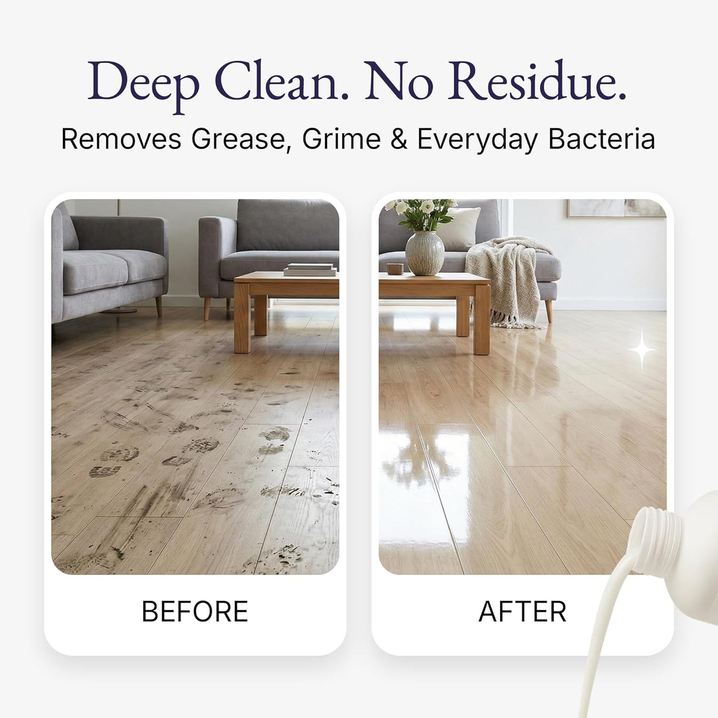 Mop Soap Heartbreaker, Floor Cleaner for Mopping, Luxury Scented Mop Soap, LVP Vinyl Laminate and Hardwood Floor Cleaner Solution, Plant Powered Floor Cleaner