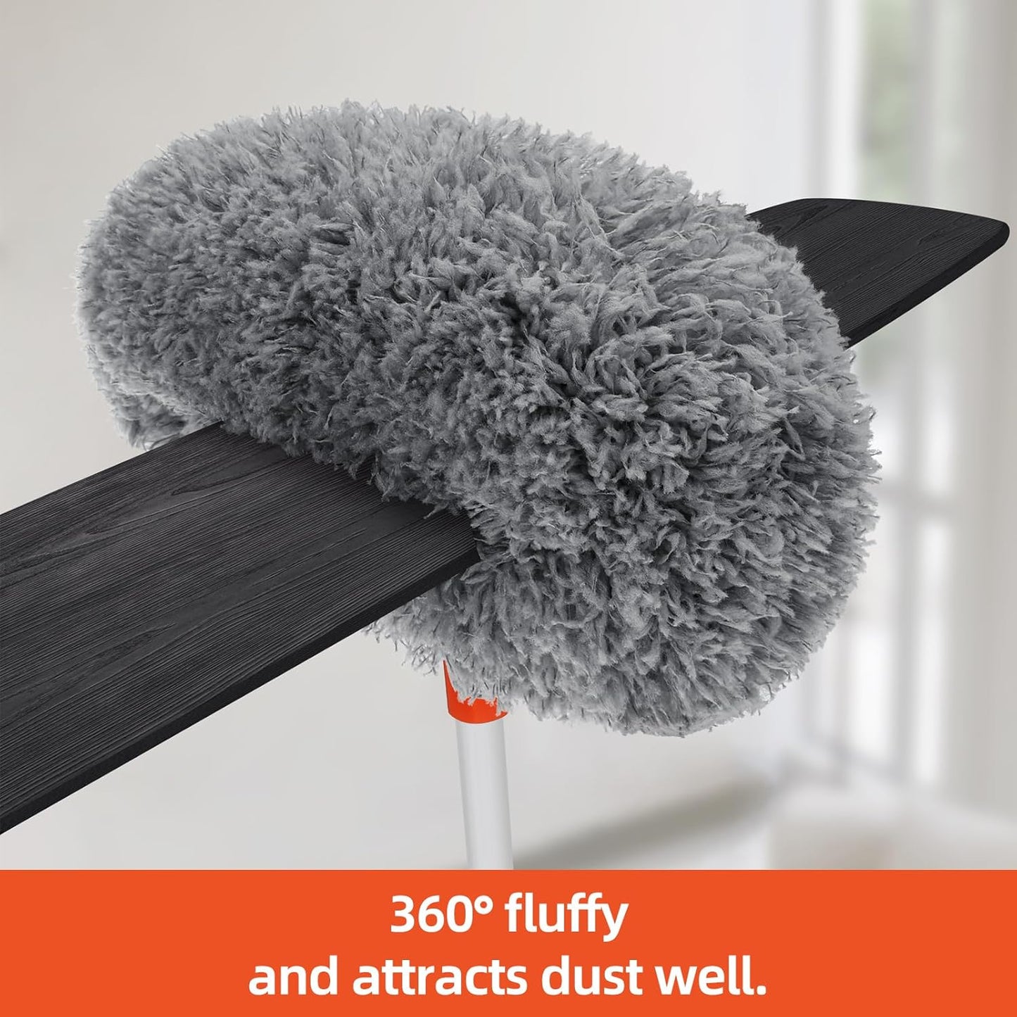 Baseboard Cleaner Tool with Handle, Extendable Long Handle Baseboard Floor Cleaning Tool Duster with Reusable Pads for Floorboard