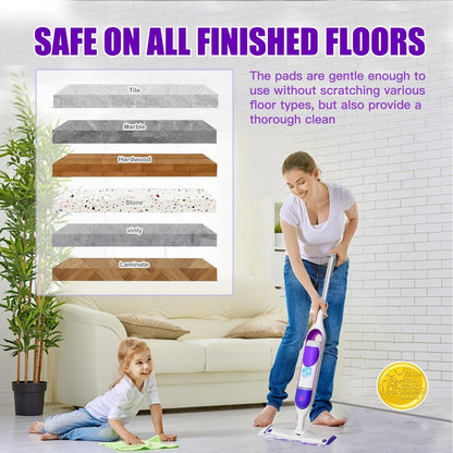 30 Pack Power Mop Pads Compatible with Swiffer Power Mop Refills, Disposable Multi-Surface Power Mop Refills for Swiffer Wet Pads Refill, Cleaning Supplies for Swiffer Power Mop Pads, Unscented