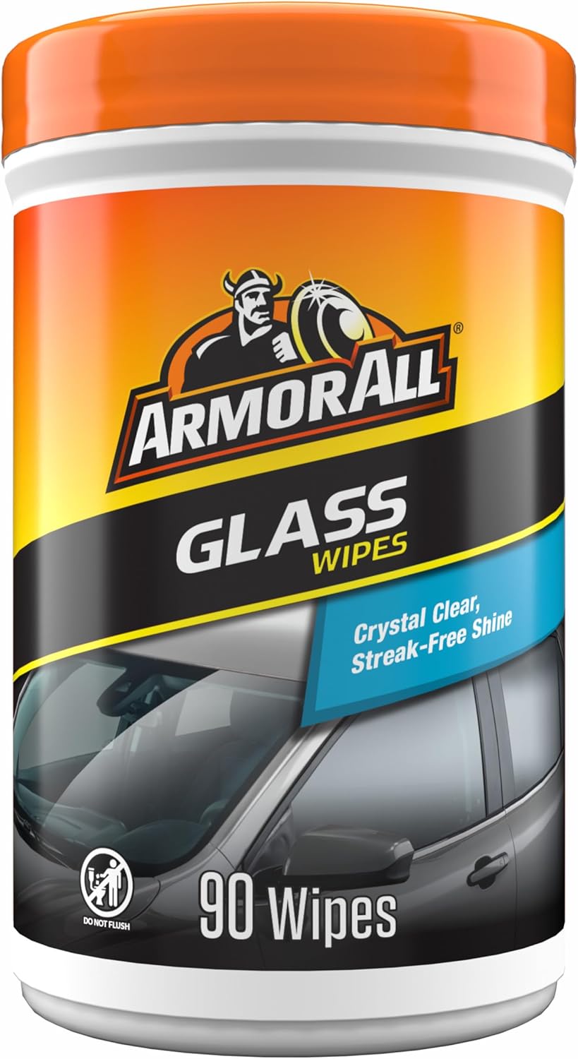 Armor All Car Cleaning Wipes, Wipes for Car Interior and Car Exterior, 90 Wipes Each