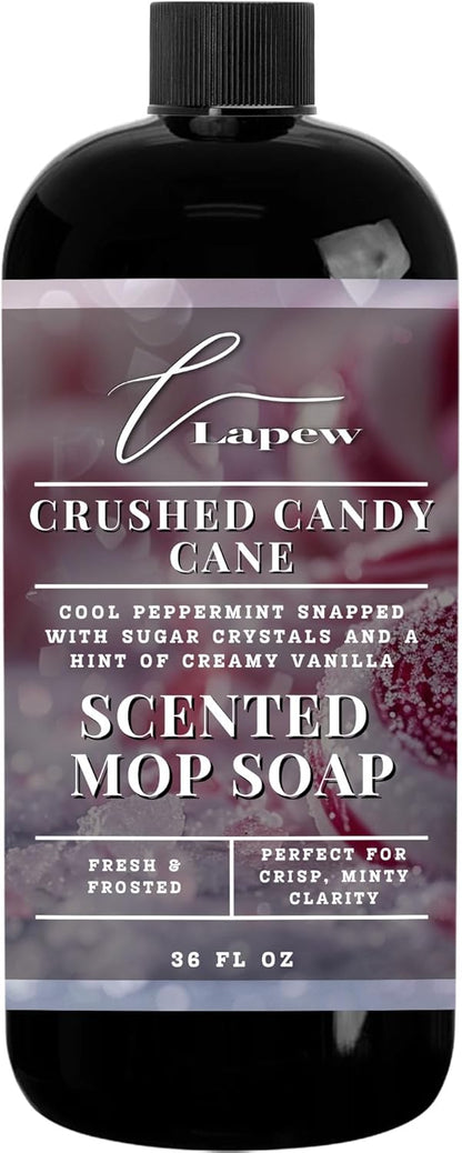 Lapew Baccarat Scented Mop Soap - Luxury Floor Cleaner Concentrate for Mopping Tile, Laminate, Vinyl & Hardwood | Streak-Free, Low-Foam | 36 oz - Colors A