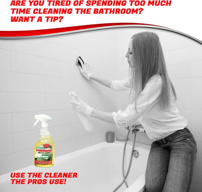 ForceField ScumBlaster: Soap Scum Remover, Tile and Grout Cleaner, Hard Water Stains and Rust, Industrial Strength