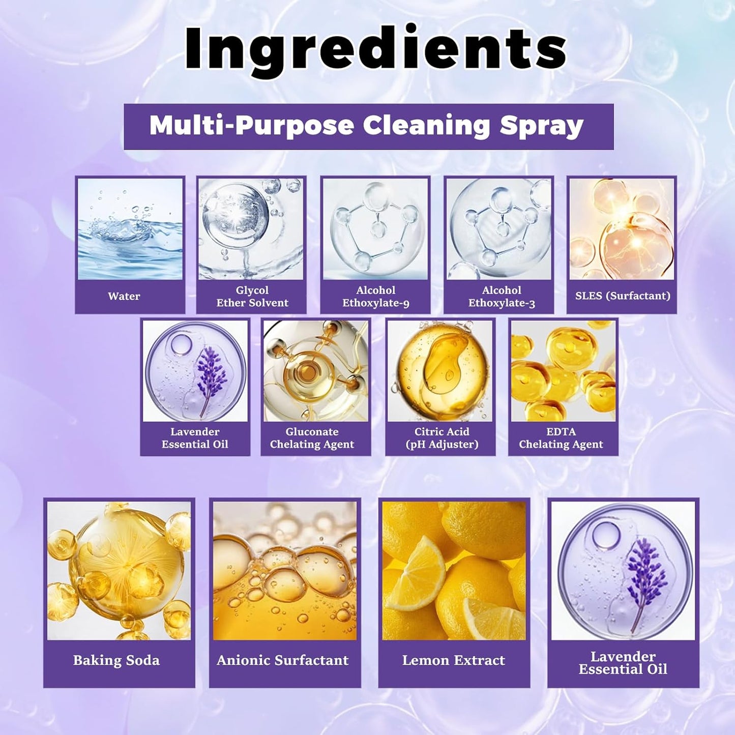 KUNAL All-In-One Multi Purpose Cleaning System with Cleaning Tablets,Spray Oven Cleaner, Multi-Surface Cleaners Spray for Every Stain-Cleaner(1 Bottle+12Tablet)