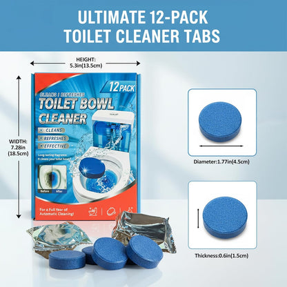 Blue Automatic Toilet Tank Cleaners, Long-Lasting Household Toilet Cleaners,Toilet flush Cleaning & Deodorizer