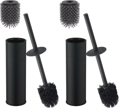 Toilet Brush and Holder Set Premium Material Toilet Bowl Cleaner Free Standing Toilet Bowl Brush and Holder