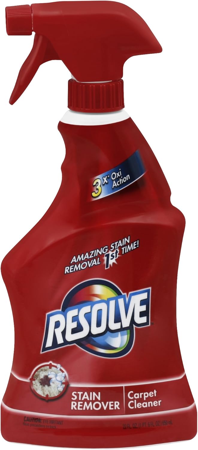 Resolve Carpet Stain Remover Cleaner, 22 Ounce (Pack of 12)