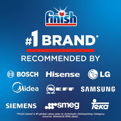 Finish Rinse Aid 100% Better Drying Dishwasher, Lemon Sparkle, 800 ML