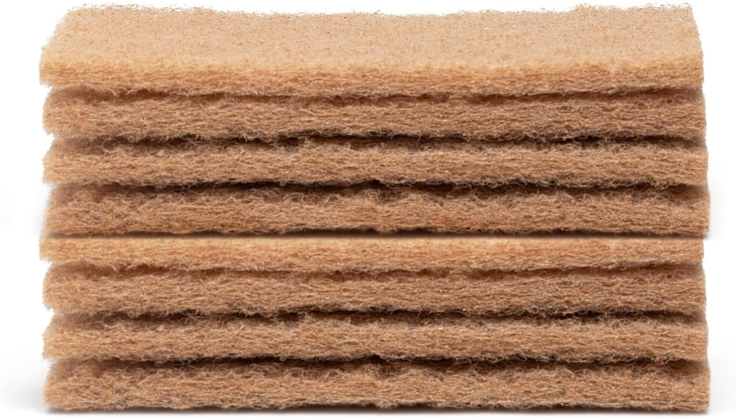 Full Circle Agave Leaf Scour Pads – Pack of 3 – Maximum Strength, Non-Scratch Dish Scrubber Made with Plant-Based & Recycled Materials, Safe for Nonstick