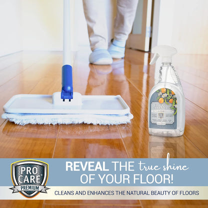 ProCare Floor Cleaner (Made in USA) | Tile, Stone, Laminate, Vinyl & Natural Wood Floor Cleaner for Mopping, Household Supplies, Cleaning Solution with Citrus Aroma - 1 Gal (128 Fl Oz)