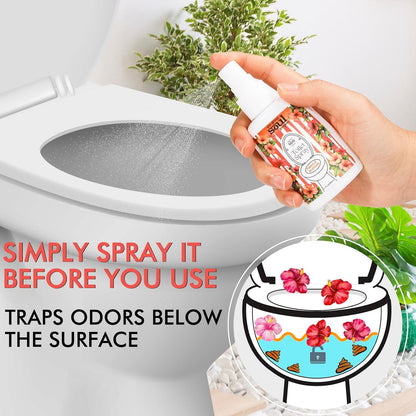 THE GOOD SOUL PROJECT Toilet Spray for Poop, Fresh Citrus, Bathroom Spray Odor Eliminator, 2Fl Oz 2 Pack