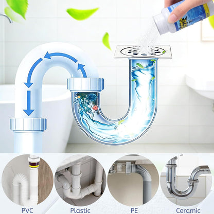 Drain Cleaner Shower Sink Cleaner New - Powerful Pipeline Dredging Agent, Kitchen Unblocker, Sink and Drain Cleaner for Kitchen Toilet（6PCS）