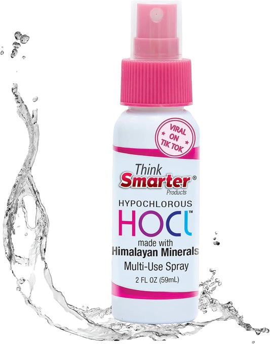 Think Smarter Products HOCL All-Purpose Cleaner with Hypochlorous Acid, All-Natural Surface Cleaner, & Skin Hydrator 8fl oz Clear Spray