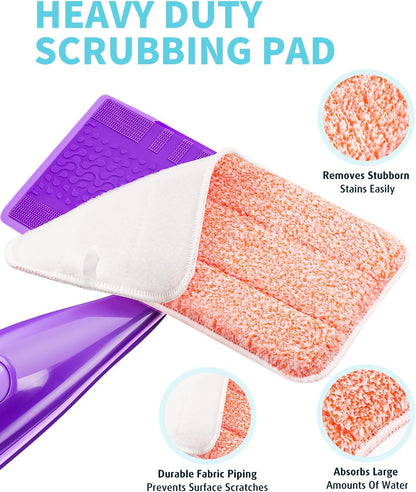 AIR U+ Disposable Mop Pad Refills for Swiffer Wet Jet Mops, Thickned and Absorbent Wet Pads Refill, 60 Count
