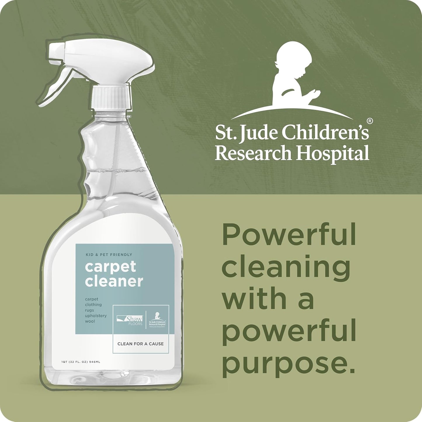 Shaw Floors Carpet Cleaner| Stain & Soil Remover for Carpet, Rugs, Upholstery and MORE | PACK OF 1