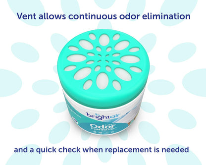 Bright Air 14 oz. Super Odor Eliminator, For Medium-Size Spaces, Cool & Clean Scent, Case of 6,Air Freshener, Natural Essential Oils, Lasts Up to 90 Days Each