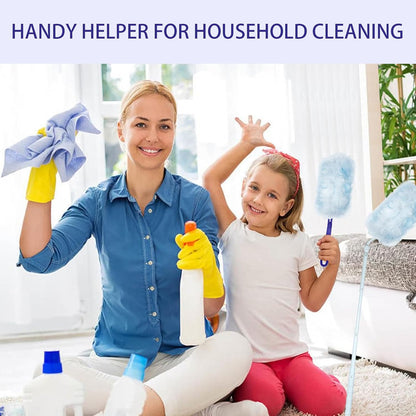 40Pcs Disposable Duster Refills, Electrostatic Fluffy for Cleaning Replacement Refills Bulk for Home Office Ceiling Surface Corner Dusting
