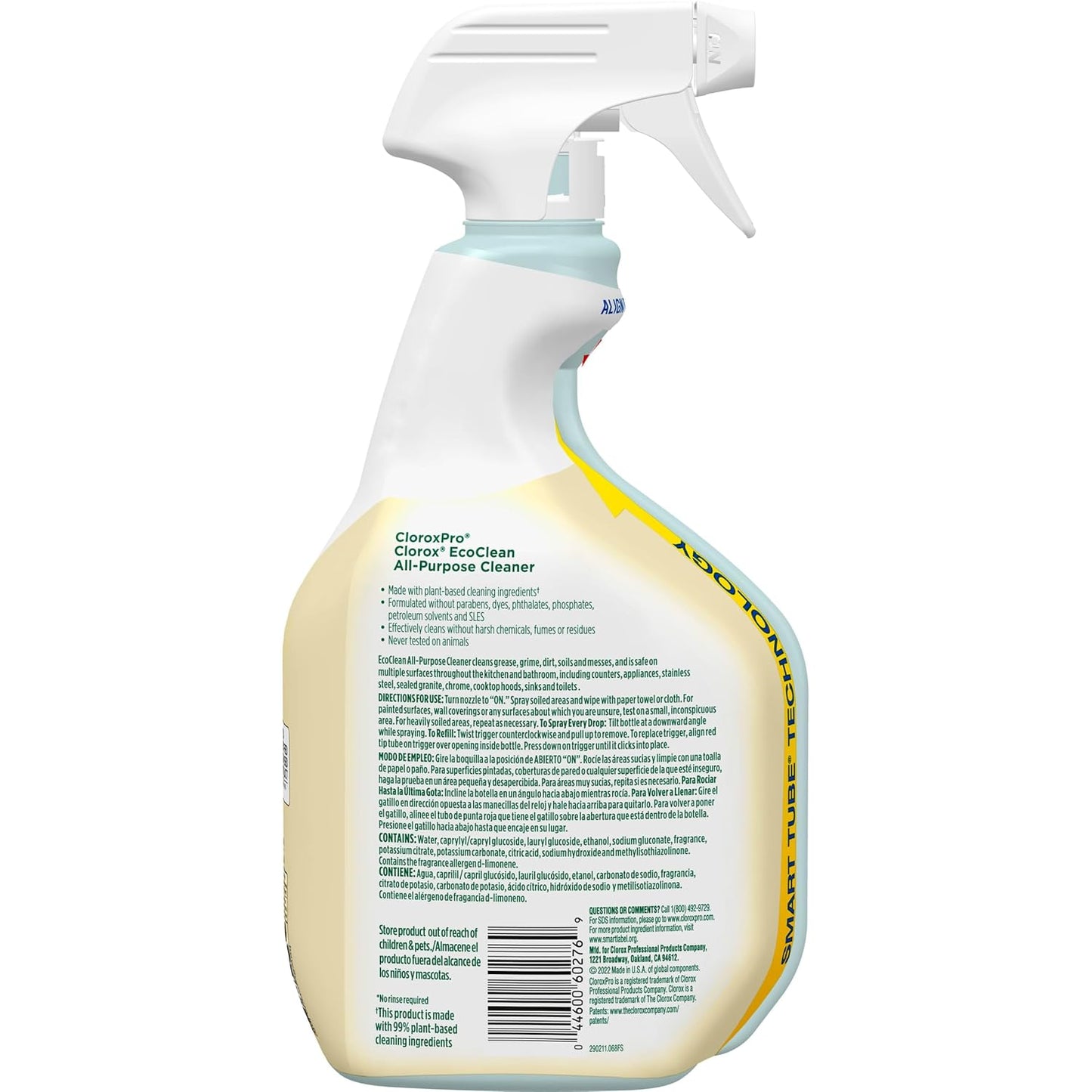 CloroxPro Clorox EcoClean All-Purpose Cleaner Spray Bottle, 32 Fluid Ounces, Pack of 9
