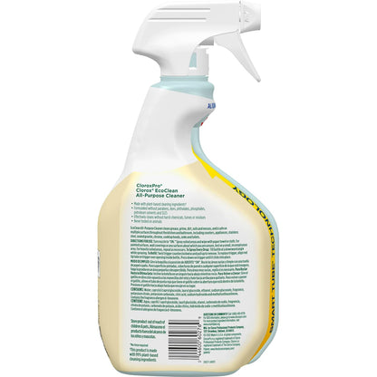 CloroxPro Clorox EcoClean All-Purpose Cleaner Spray Bottle, 32 Fluid Ounces, Pack of 9