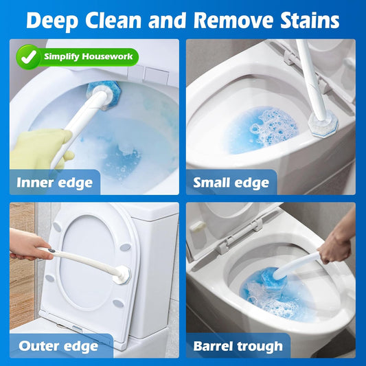 50 Count Upgraded Toilet Wand Refill for Clorox, Compatible with Most Disposable Toilet and Bathroom Cleaning System