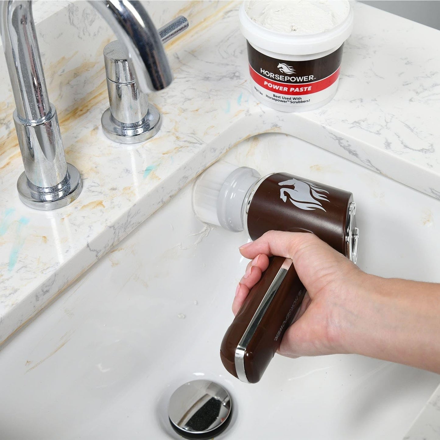 Horsepower Power Paste, High-Efficiency Multi-Surface Power Cleaner for Stainless Steel, Ceramic, Glass & More, Great for Tough Grease, Grime, and Stains