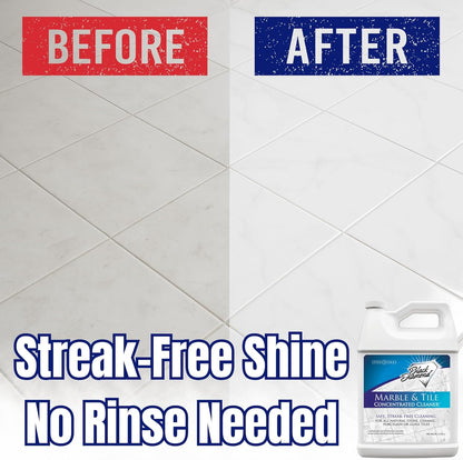 Black Diamond Ultimate Grout Cleaner: Best Cleaner for Tile,Ceramic,Porcelain, Marble Acid-Free Safe Deep Cleaner & Stain Remover for Even The Dirtiest Grout. (1-Quart/1-Brush)