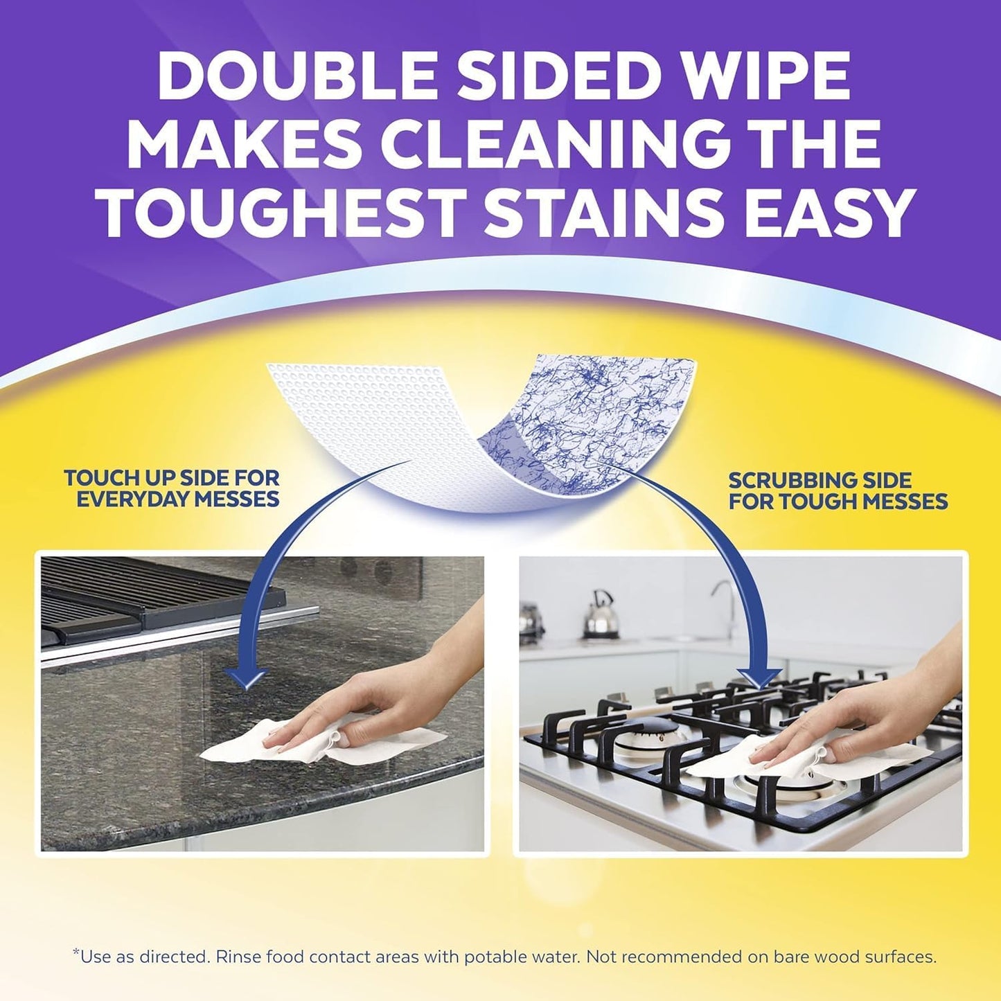 Lysol Disinfecting Wipes Bundle, Home Apartment Dorm Room Essentials and Cleaning Supplies, All Purpose Cleaner, Multi-surface Cleaning & Sanitizing Wipes, Lavender & Mango Scents, 80 Count (4pk)