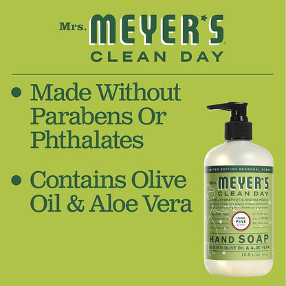 Mrs. MEYER'S Liquid Hand Soap Variety, 1 Plum Berry Refill, 1 Plum Berry Hand Soap (Vareity Pack)