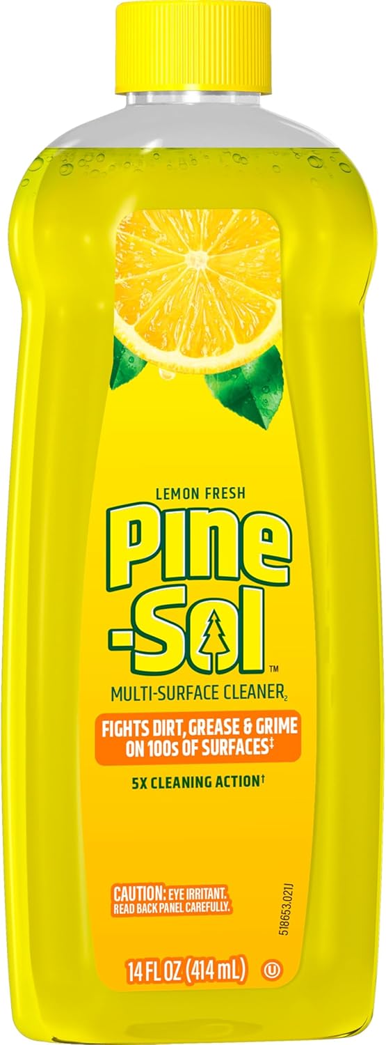 Pine-Sol Multi-Surface Cleaner, Lemon Fresh, 14 Fluid Ounces (Pack May vary)