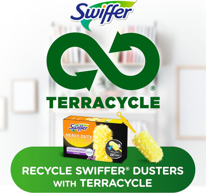 Swiffer Dusters Heavy Duty, Multi-Surface Duster Refills for Cleaning, Lavender, 6 Count