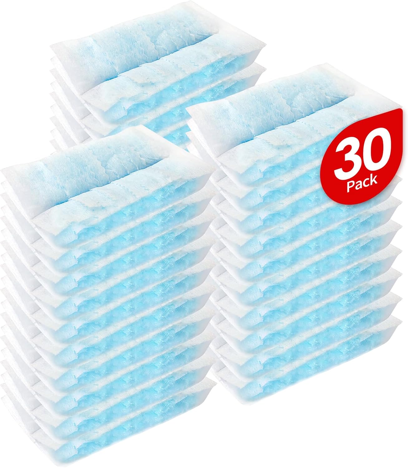 Disposable Microfiber Feather Duster Refills, Multi-Surface Duster Compatible with Swiffer Dusters Handle, 60 Count, Unscented