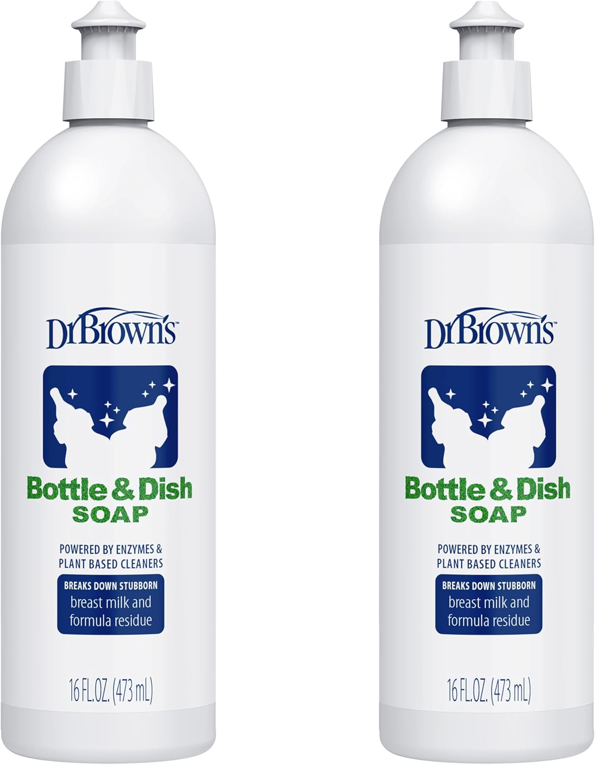 Dr. Brown's Bottle & Dish Soap for Baby Bottles and Baby Accessories, Plant-Derived, Fragrance-Free, 16 fl oz, 1 Pack