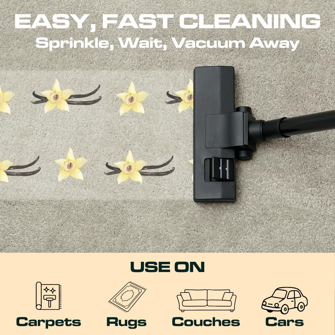Ripclean Carpet Deodorizer & Freshener Cleaning Powder, Odor Eliminator for Strong Odors & Homes w/Pets, Safe around Kids & Pets, Use on Carpet, Rugs, Upholstery & More (16 Ounce, Lemon)