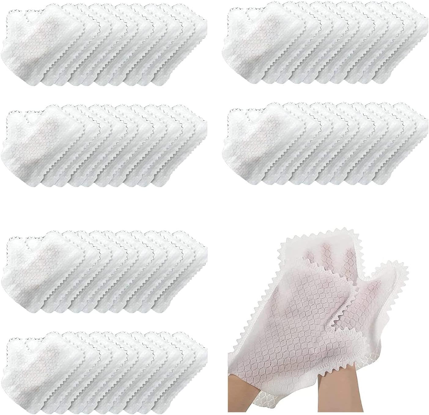 Home Disinfection Dust Removal Gloves Microfiber Dust Remove Glove Non-woven Fish Scale