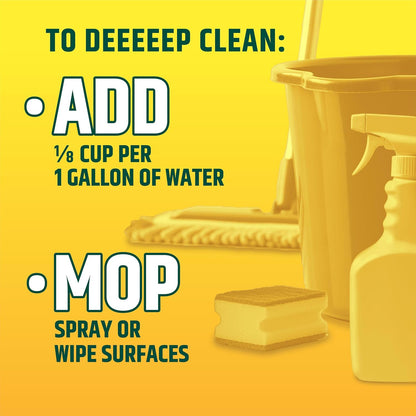 Pine-Sol Multi-Surface Cleaner, Lemon Fresh, 14 Fluid Ounces (Pack May vary)