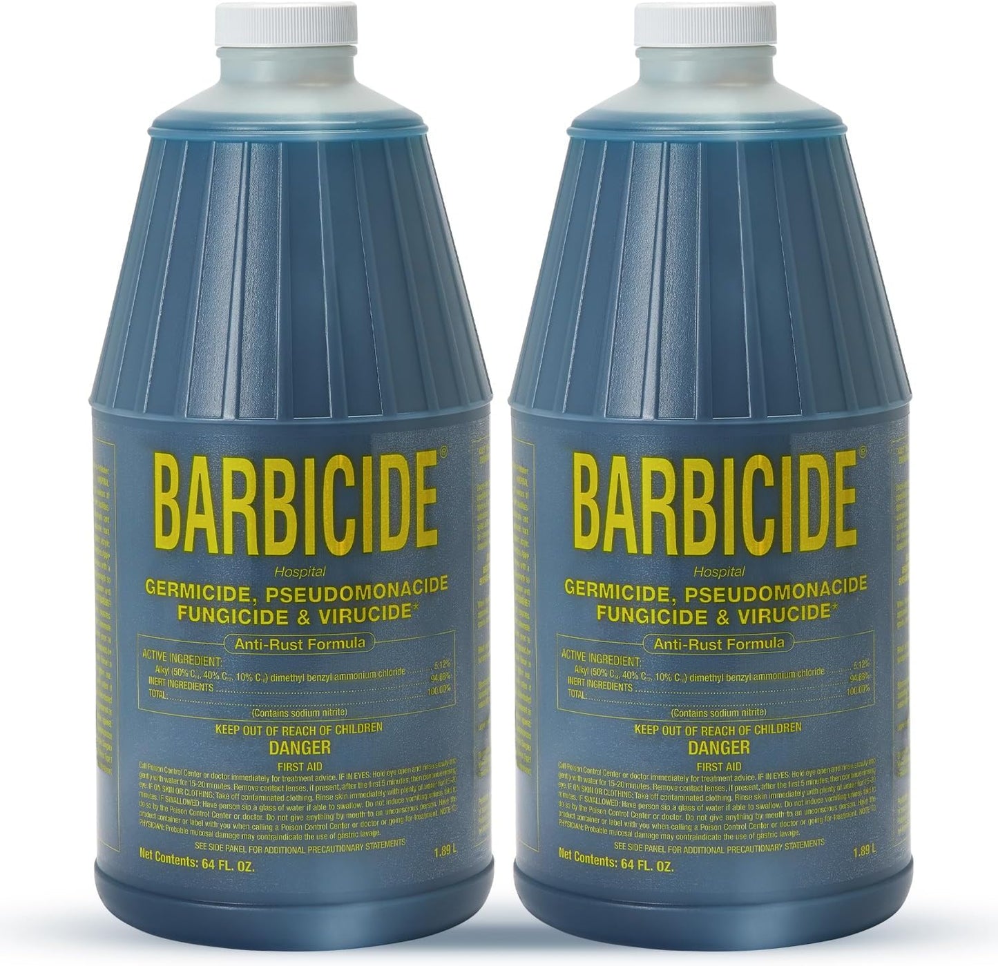 BARBICIDE Disinfectant Concentrate – Pint (16 Fl Oz) | EPA-Registered, Hospital-Grade Germicide for Salons & Barbershops | Anti-Rust Solution for Shears, Combs & Professional Tools