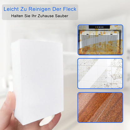 100Pack Magic Eraser Cleaning Sponge, Extra Large Melamine Sponge Foam in Bulk Boat Eraser, Multi-Functional Household Cleaning Scrubber Sponge Pads for Kitchen, Bathroom, Bathtub, Sink, Walls, Shoes