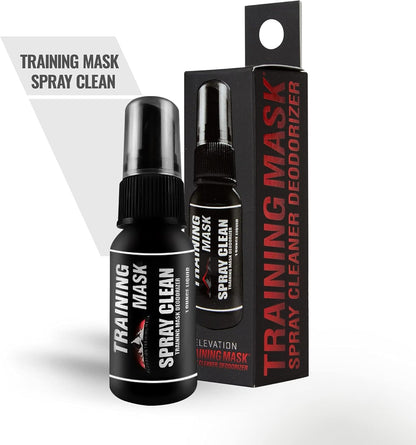 TRAININGMASK - Spray Clean Defense, Multipurpose Face Mask Spray, Mask Spray with Fresh Scent, Deodorizing Fabric Refresher Spray for Face Masks, Gears, and More, 1 fl oz