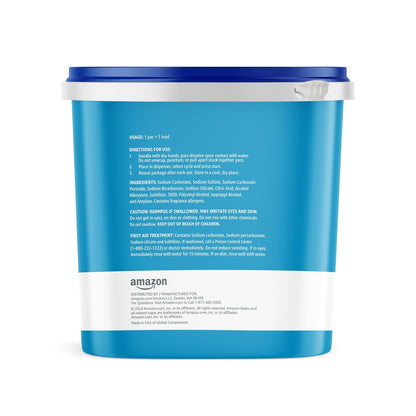 Amazon Basics Dishwasher Detergent Pacs, Fresh Scent, Cuts Grease, Rinses Clean, Removes 24HR Dried-On Stains, 85 Count (Previously Solimo)