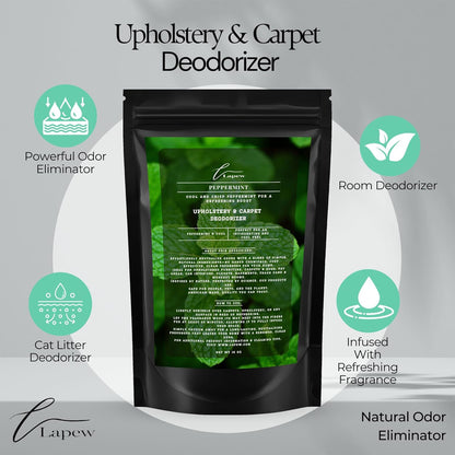 Lapew Black Sea Scented Cleaning Bundle | Carpet Deodorizer Powder (16 oz) & Mop Soap Concentrate (36 oz) | Pet-Friendly Odor Eliminator - Colors B