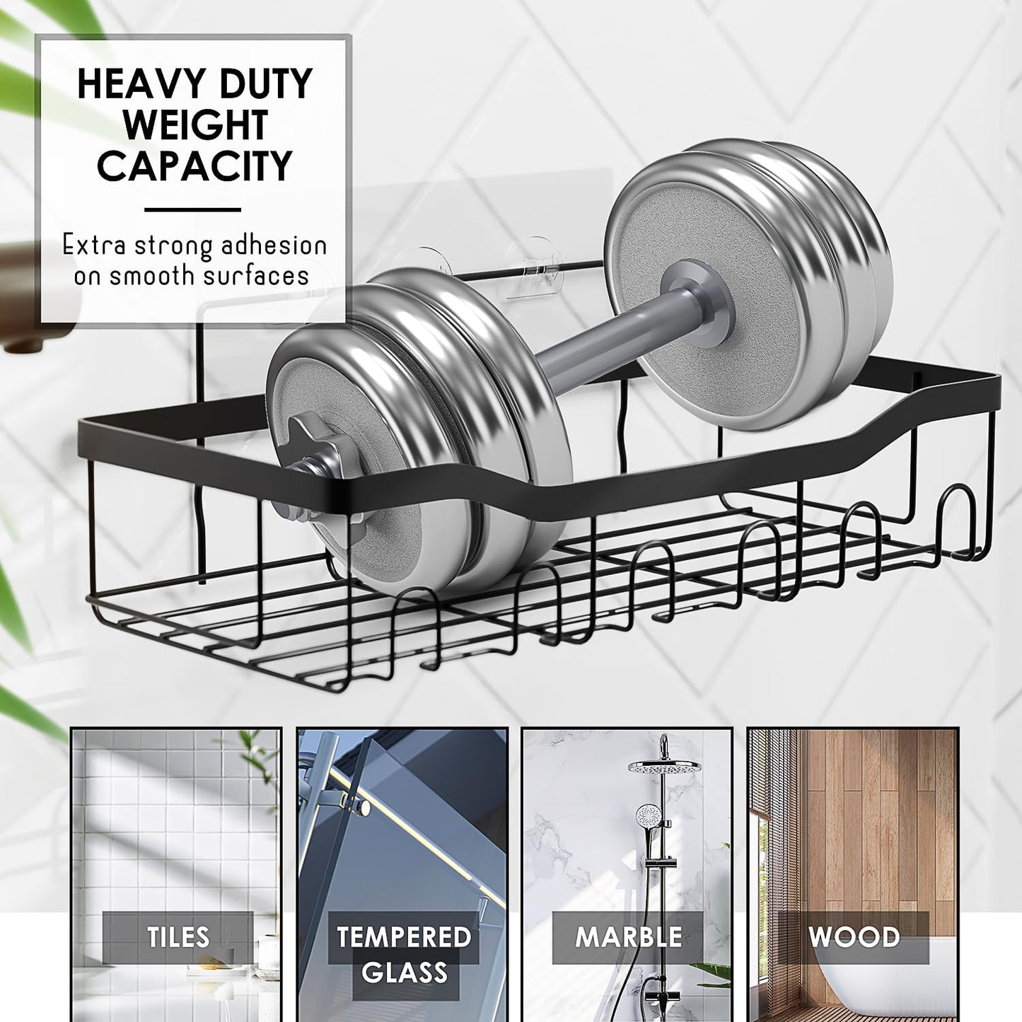 Clara Clark Bathroom Set - Sage Green Bathroom Accessories Set, 6PC Bathroom Accessory Set, Bathroom Sets with Toilet Brush, Trash Can & Soap Dispenser