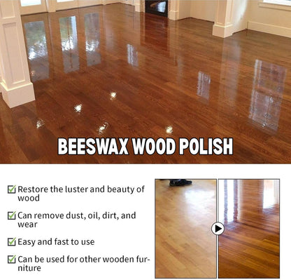 Beewax Essential Oil Wax, 2PCS Beeswax Spray, Beeswax Spray Furniture Polish, Bees wax Wood Polish, Bees wax Care spray & Restorer for Wood Floors, Furniture, Tables, Cabinets