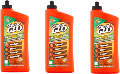 ORANGE GLO Hardwood Floor 4-in-1 Monthly Polish, 24 fl. oz. (3 Pack)