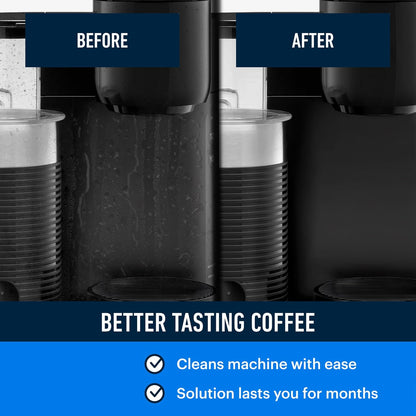 Essential Values Descaling Solution (8 fl oz / 236 ml) – Coffee Maker Cleaner for Nespresso, Keurig, Breville & More – Works on All Machines & Espresso Makers – Made in USA