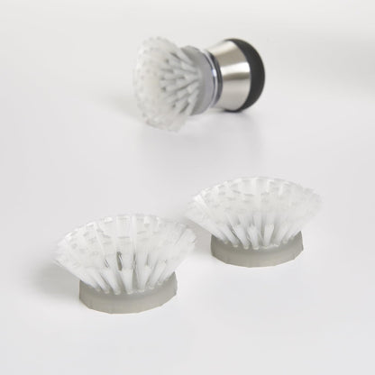 OXO Steel Soap Dispensing Palm Brush Refills, 2-Pack