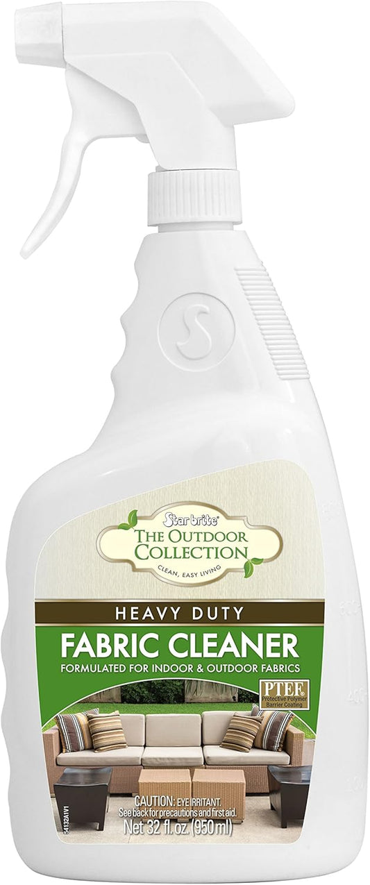 STAR BRITE Outdoor Collection Fabric Cleaner Spray - Ultimate Stain Remover for Outdoor & Patio Fabrics - 32 OZ (054132)