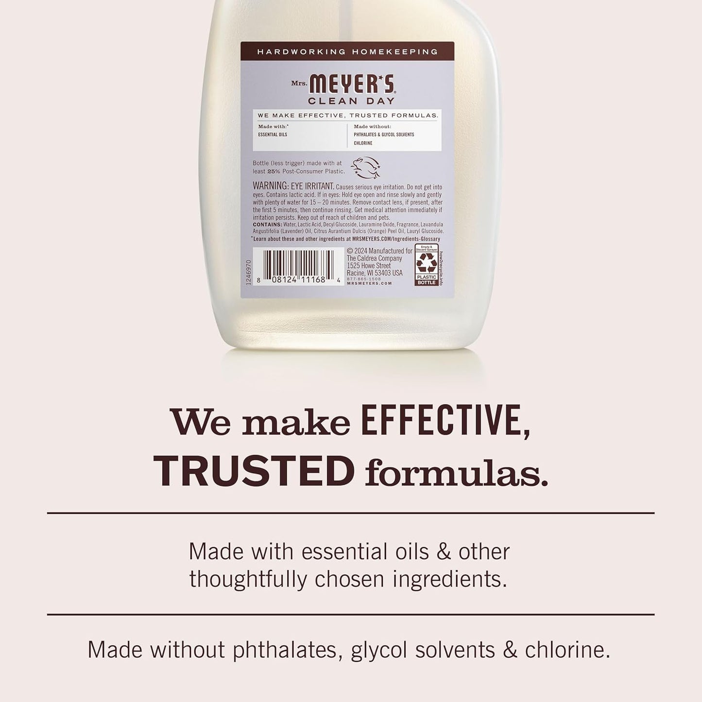 MRS. MEYER'S CLEAN DAY Tub and Tile Cleaner, Lavender, 33 Fluid Ounce