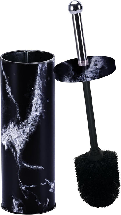 Deep & Sturdy Toilet Bowl Brush with Holder - Durable Scrubbing - Toilet Cleaners - Household Essentials - Silicone Brush - Bathroom Cleaner - Cleaning Supplies - Household Supplies, White